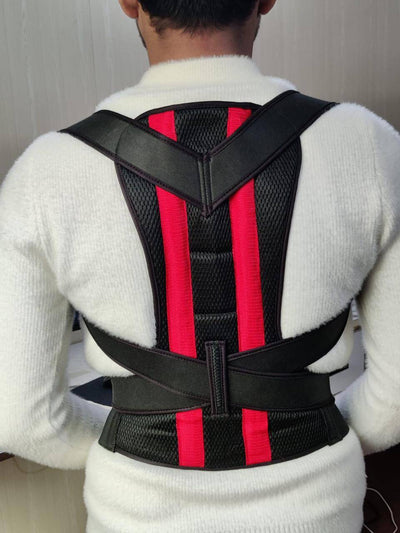Premium Posture Corrector Belt for Men & Women – Adjustable Back & Shoulder Support Brace for Pain Relief & Spine Alignment