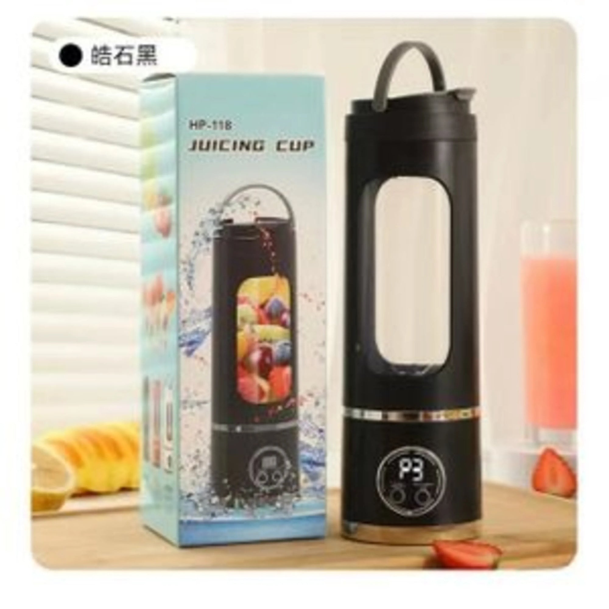 USB Portable Electric Juicer- Large Capacity Stainless Steel for Milk Fruit Household Juicer Mixer Blender Machine
