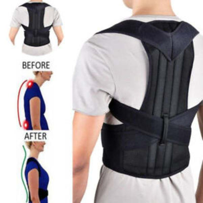 Premium Posture Corrector Belt for Men & Women – Adjustable Back & Shoulder Support Brace for Pain Relief & Spine Alignment